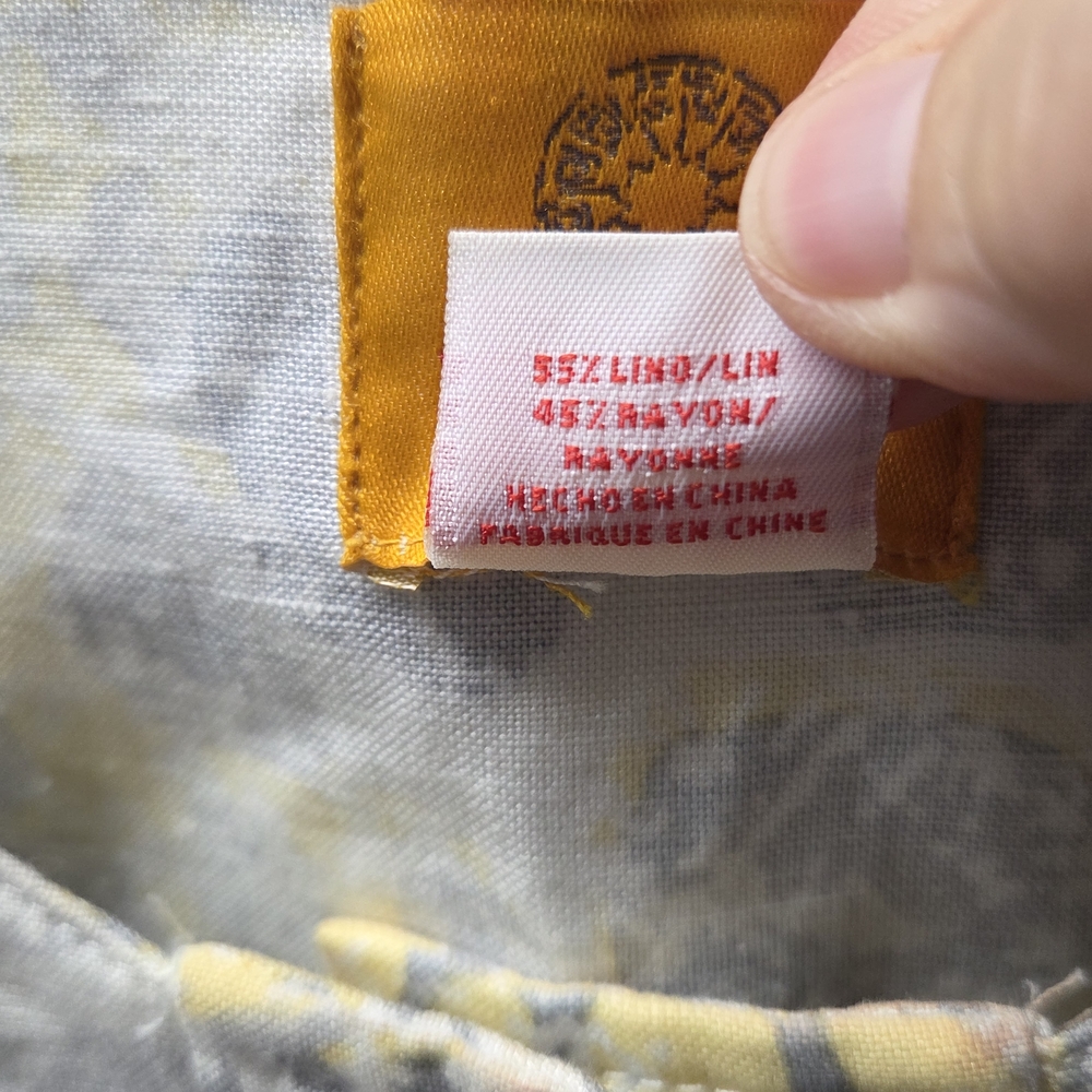 Ruby Rd. Yellow and Gray Patterned Utility Jacket - Picture 3 of 8